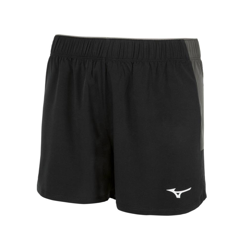 Pantalones Cortos Mizuno Alpha Mujer Negras Outlet LOMQ-50329